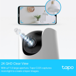 Camera Wifi  AI quay 360 độ Tapo C225