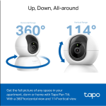 Camera Wifi  AI Trong nhà Quay 360 độ Tapo C230