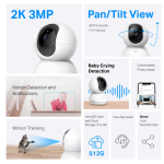 Camera Wifi trong nhà Quay 360 độ Tapo C210P2