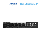 Switch Reyee 6 Cổng 10/100/1000BASE-T RG-ES206GC-P