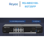 Switch 8 Cổng 10/100/1000BASE-T+ 2 cổng quang RG-NBS3100-8GT2SFP