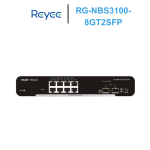 Switch 8 Cổng 10/100/1000BASE-T+ 2 cổng quang RG-NBS3100-8GT2SFP