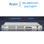 Switch Reyee 24 Cổng 10/100/1000BASE-T + 4 cổng quang 1G RG-NBS5100-24GT4SFP-P