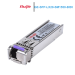 Module Quang RUIJIE GE-SFP-LX20-SM1550-BIDI, Bước sóng TX1550/RX1310, Khoảng cách cáp tối đa 20km, LC