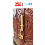 Khóa cửa vân tay đại sảnh KAWA-KDS04 đồng nguyên khối