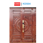 Khóa cửa vân tay đại sảnh KAWA-KDS04 đồng nguyên khối