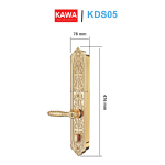 Khóa cửa vân tay đại sảnh KAWA-KDS05