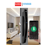 Khóa cửa nhôm vân tay Kawa KN668 Face 3D