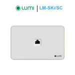 Ổ mạng Luso viền thẳng Champagne LM-SKi/SC