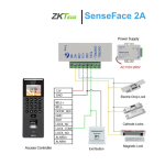 Máy chấm công khuôn mặt, vân tay Zkteco Senseface 2A
