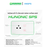Ổ Cắm Máy Bơm Chống Giật An Toàn Hunonic SPS