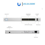 Switch PoE Gigabit 24 Port Unifi US-24-250W