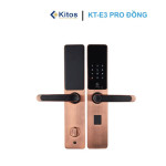 Khóa cửa vân tay Kitos KT- E3 PRO ĐỒNG