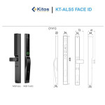 Khóa cửa nhôm Kitos KT-ALS5 FACE ID