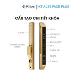 Khóa cửa nhôm Kitos KT-ALS6 FACE PLUS