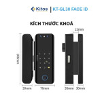 Khóa cửa kính Kitos KT-GL30 FACE ID