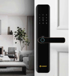 Khóa cửa gỗ Hubert HB CG59 ROUGH BLACK