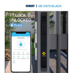 Khóa cửa nhôm Hubert HB CN79 Black