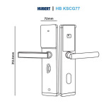 Khoá cửa khách sạn Hubert HB KSCG77