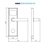 Khoá cửa Khách Sạn Hubert HB KSCGDA 05