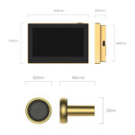 Mắt thần gắn cửa không dây EZVIZ HP2