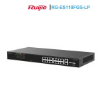 Unmanaged switch 16 cổng PoE RUIJIE RG-ES118FGS-LP