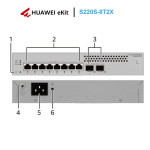 Switch Layer 2 Managed Huawei eKitEngine S220S-8T2X