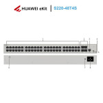 Switch Layer 2 Managed Huawei eKitEngine S220-48T4S