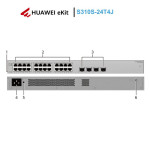 Thiết bị chuyển mạch Switch 24 cổng Huawei eKitEngine S310S-24T4J