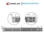Thiết bị chuyển mạch Switch 24 cổng Huawei eKitEngine S620-24T16X8Y2CZ