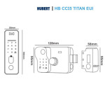 Khoá Cửa Cổng Hubert HB CCI5 TITAN EU