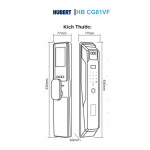 Khoá Cửa Gỗ Hubert HB HB CG81VF