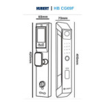 Khoá Cửa Gỗ Hubert HB HB CG69F