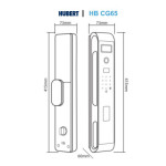 Khoá Cửa Gỗ Hubert HB CG65