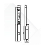 Khóa cửa nhôm Kassler KL-599CNC-VF