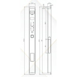 Khóa cửa nhôm nhận diện khuôn mặt Kassler KL-599VS