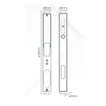 Khóa cửa nhôm Kassler KL-599AT