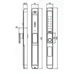 Khóa cửa nhôm Kassler KL-599TN PLUS