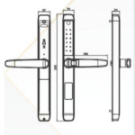 Khóa cửa nhôm Kassler KL-599TD PLUS