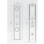 Khóa cửa gỗ Kassler KL-808 CNC