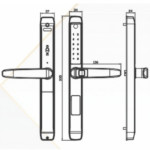 Khóa cửa nhôm Kassler KL- 599TD