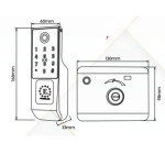 Khóa cửa cổng Kassler KL-579 Grey