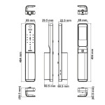 Khóa điện tử Hafele HORIZON PP2501W 