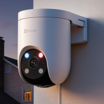 Camera ngoài trời Ezviz H8C pro 2K(R210) đèn cảnh báo xanh đỏ