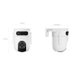 Camera 4G 2 ống kính ngoài trời Ezviz H9c 5MP