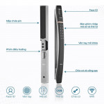 Khóa cửa nhôm Hexa P300-Pro