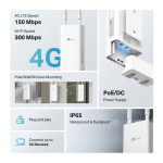 Bộ phát Wifi Ngoài trời 4G TP-Link TL-MR100-Outdoor