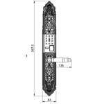 Khóa cửa vân tay đại sảnh Kassler KL- 989FS