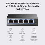 Switch để bàn 5 cổng Gigabit Mercusys MS105GS