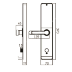 Khóa cửa vân tay Kassler KL- 555